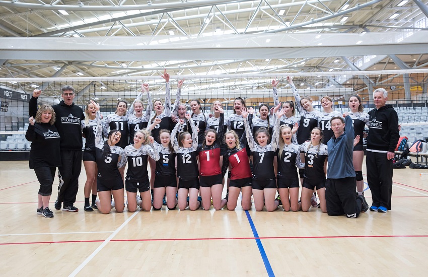 Pioneer Women's Volleyball Team at NZ Club Nationals